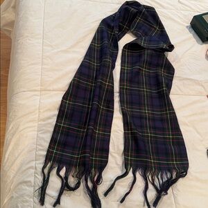 Mac Laren NWT new wool scarf made in Scotland